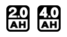 2.0 Ah & 4.0 Ah