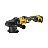 18V XR Brushless 125mm Dual Action Polisher - 2 X 5Ah