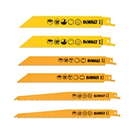 6 piece Reciprocating Saw Blade Set