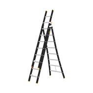 3 PART 8 RUNGS PROFESSIONAL ALUMINIUM MULTI-FUNCTION LADDER