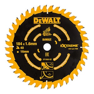 Precuision Trim Mitre saw Blade 184 x 16 x 40T