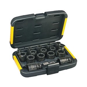 17 Piece impact socket set